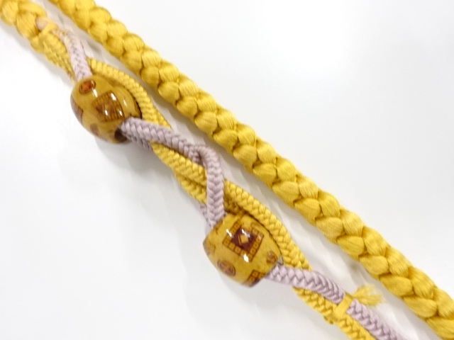 JAPANESE KIMONO / HAND-TIED OBIJIME CORD FOR FURIOSDE 